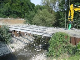 Neubau Weilbrücke 2002/2003