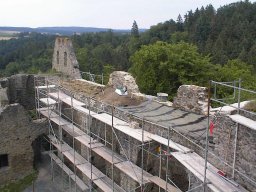 Abdichtung der östlichen Schildmauer 1999