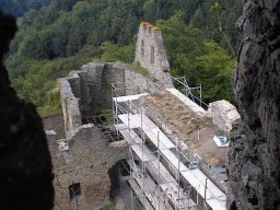 Abdichtung der östlichen Schildmauer 1999